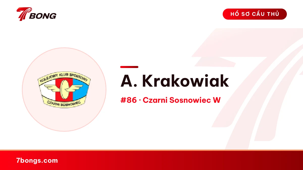 A. Krakowiak — Czarni Sosnowiec W
