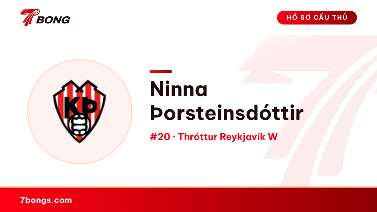 Ninna Þorsteinsdóttir — Thróttur Reykjavík W