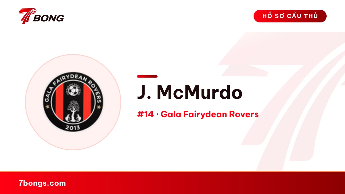 J. McMurdo — Gala Fairydean Rovers