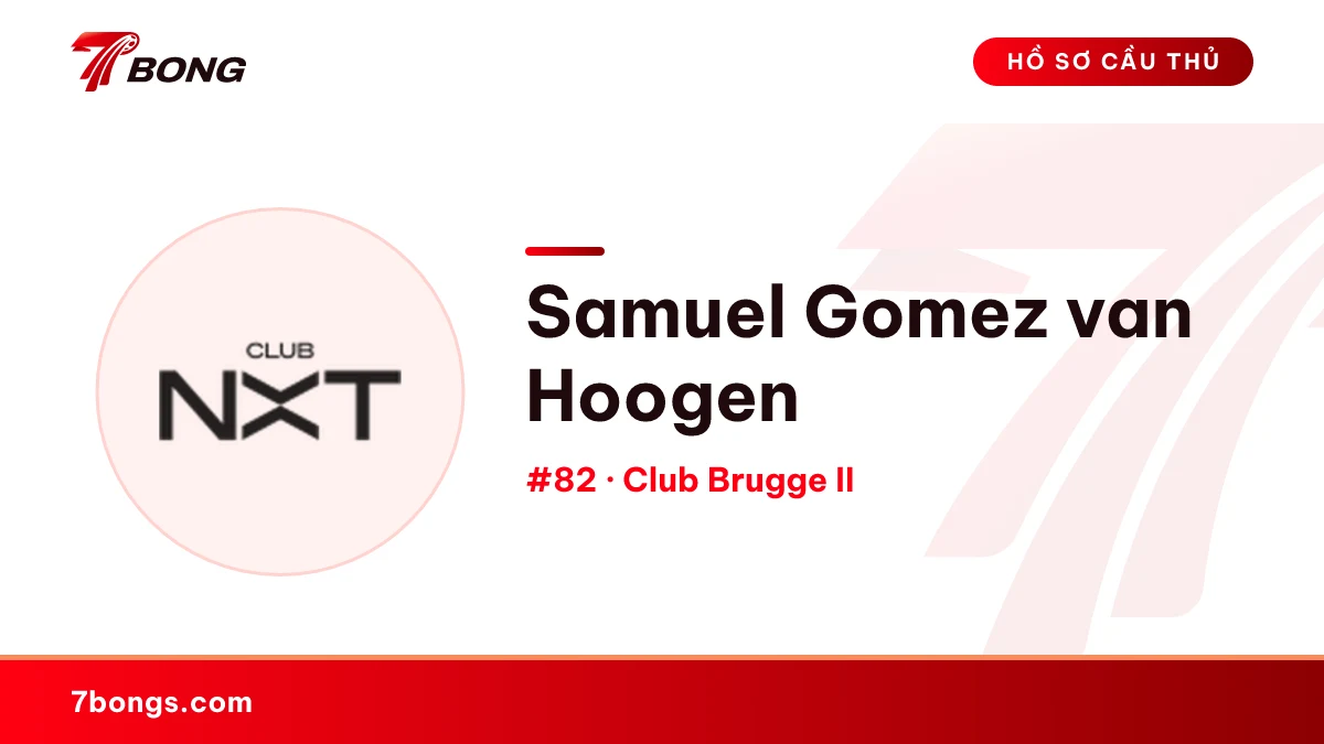 Samuel Gomez van Hoogen — Club Brugge II