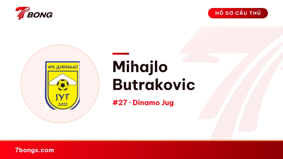 Mihajlo Butrakovic — Dinamo Jug