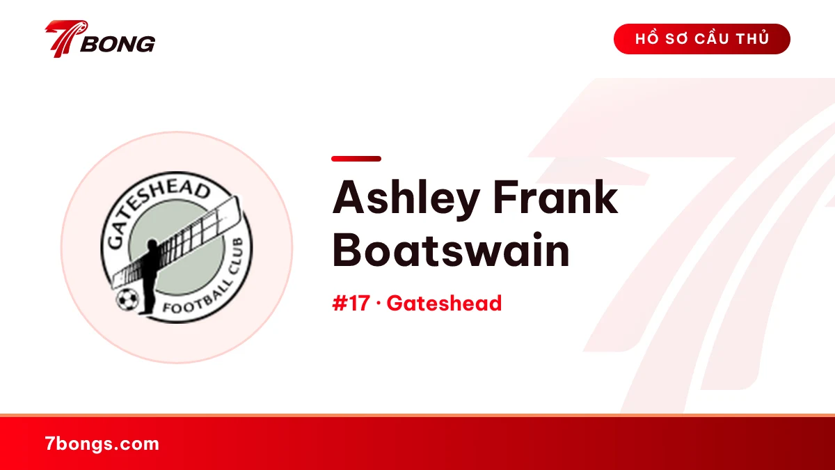Ashley Frank Boatswain — Gateshead