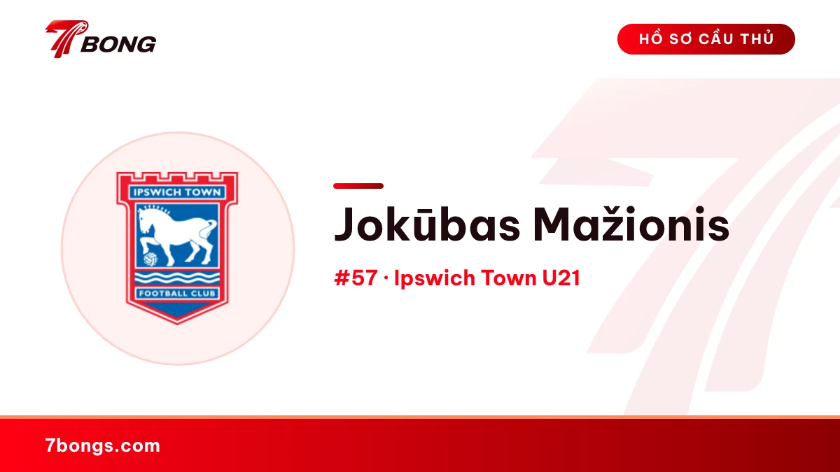Jokūbas Mažionis — Ipswich Town U21