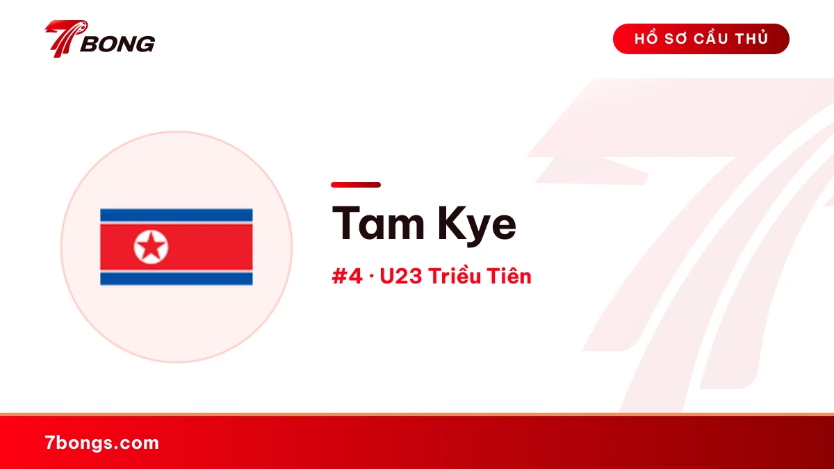 Tam Kye — U23 Triều Tiên