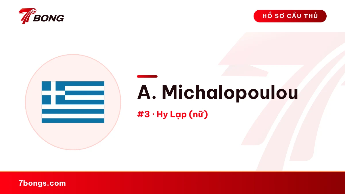 A. Michalopoulou — Hy Lạp (nữ)