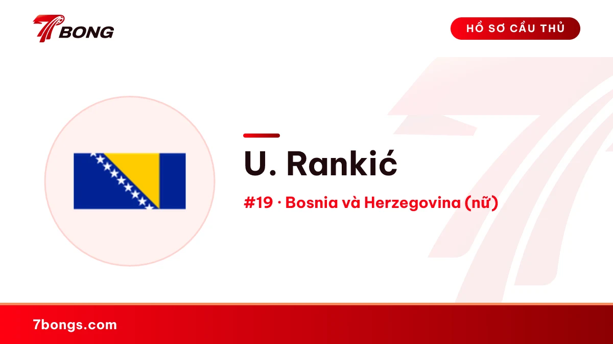 U. Rankić — Bosnia và Herzegovina (nữ)