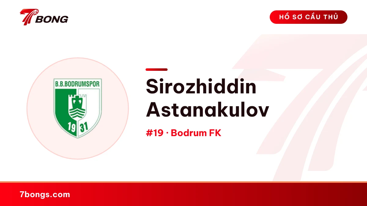 Sirozhiddin Astanakulov — Bodrum FK