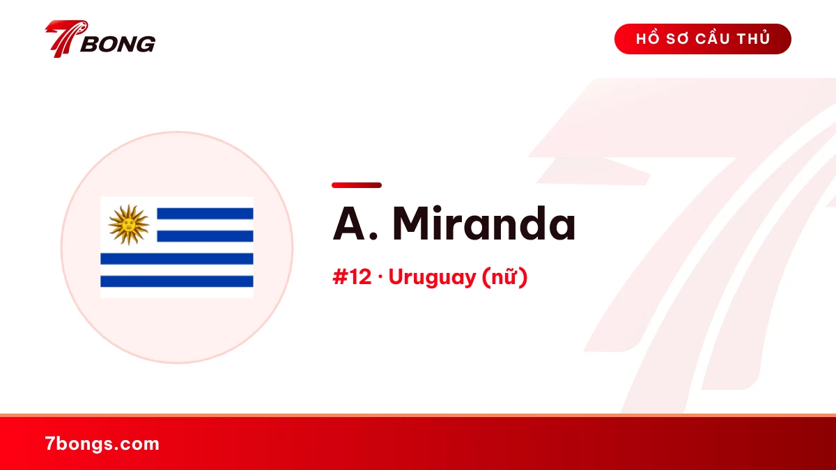 A. Miranda — Uruguay (nữ)