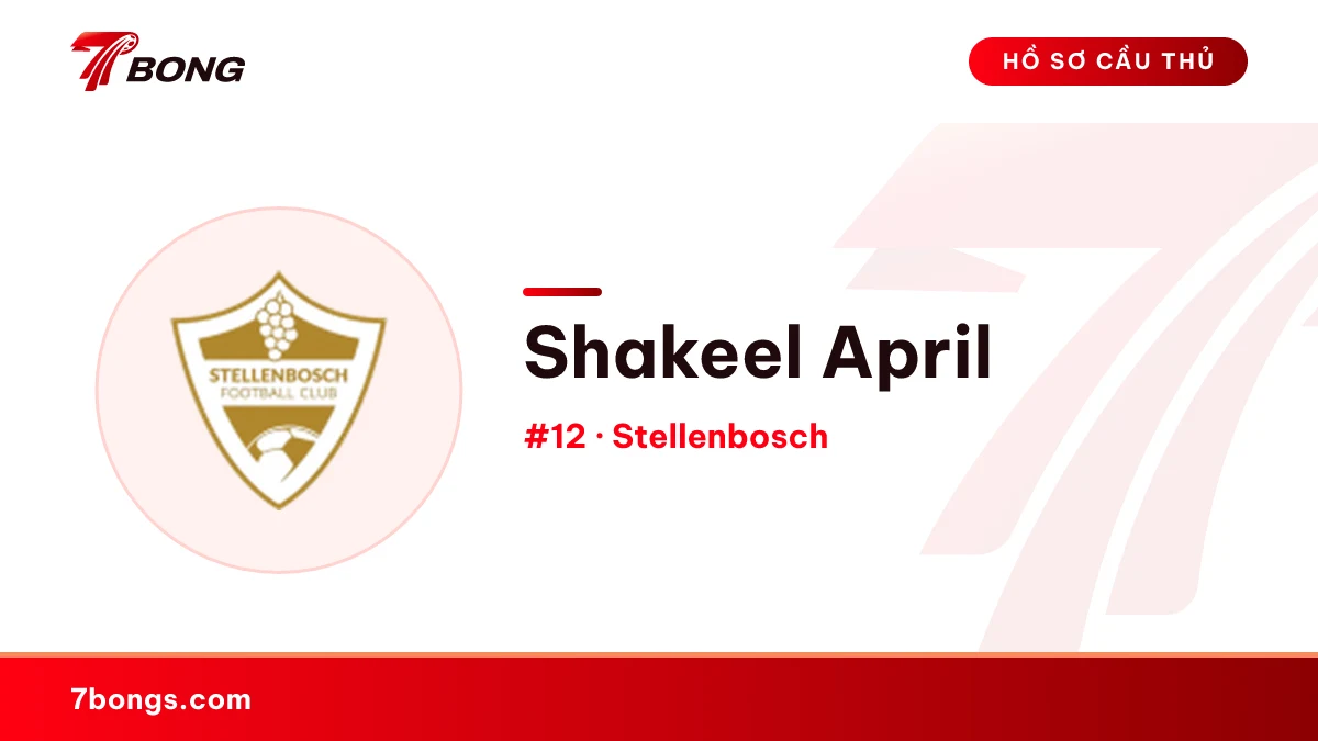 Shakeel April — Stellenbosch