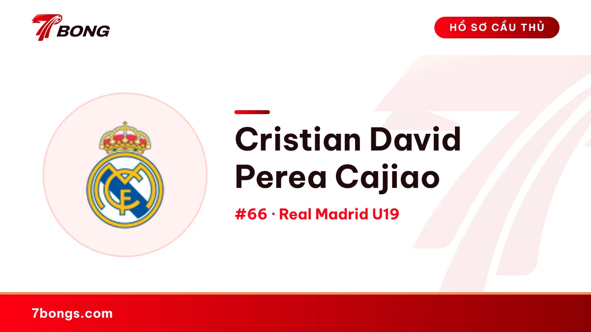 Cristian David Perea Cajiao — Real Madrid U19