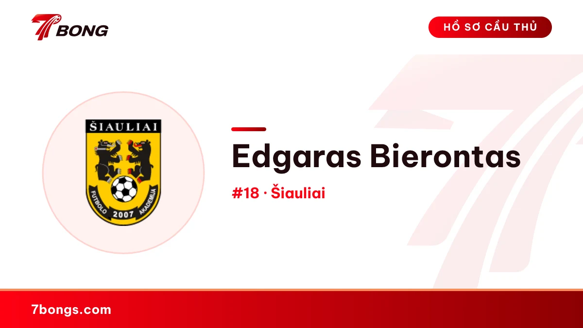 Edgaras Bierontas — Šiauliai