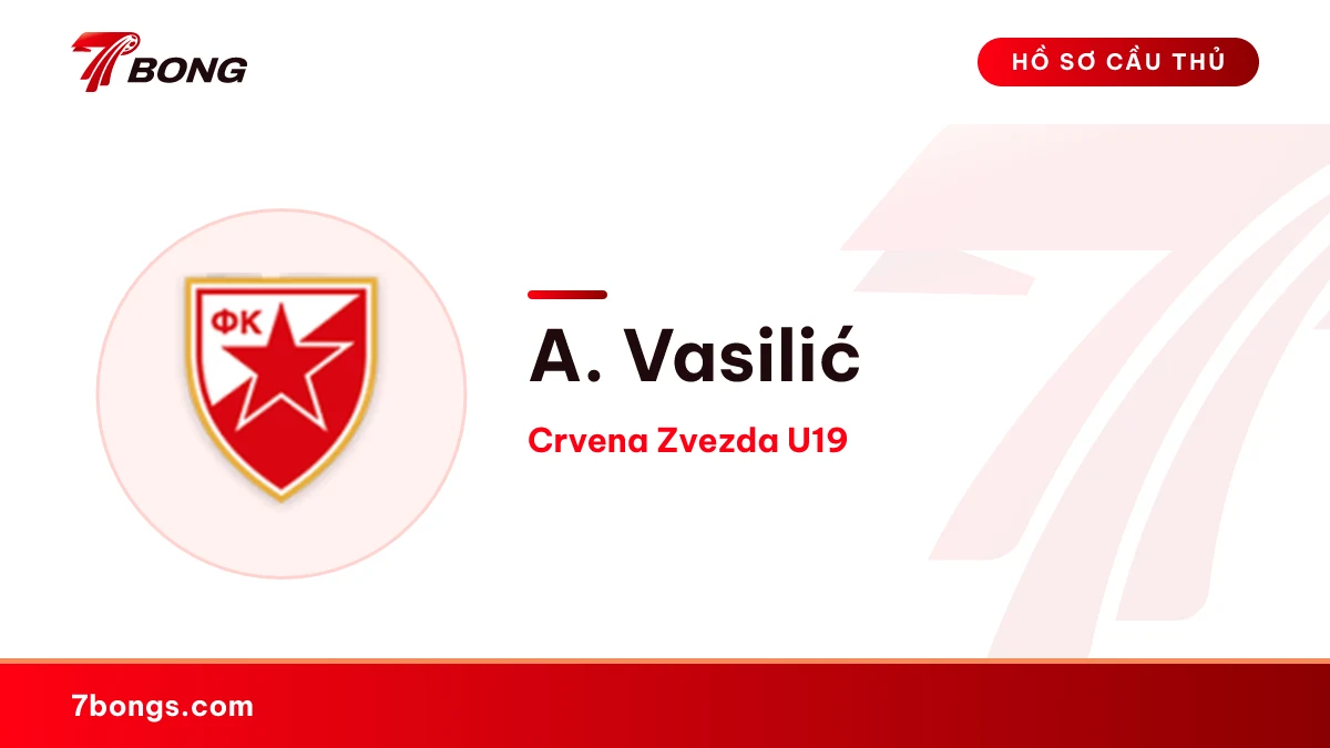 A. Vasilić — Crvena Zvezda U19