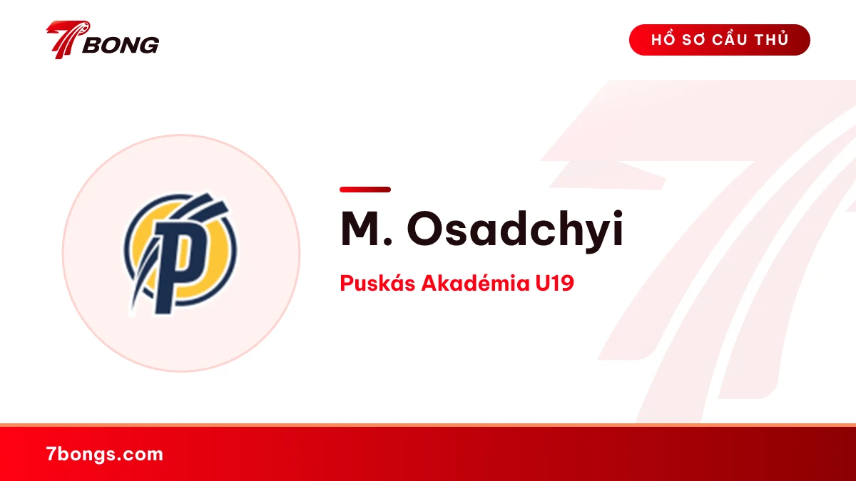 M. Osadchyi — Puskás Akadémia U19