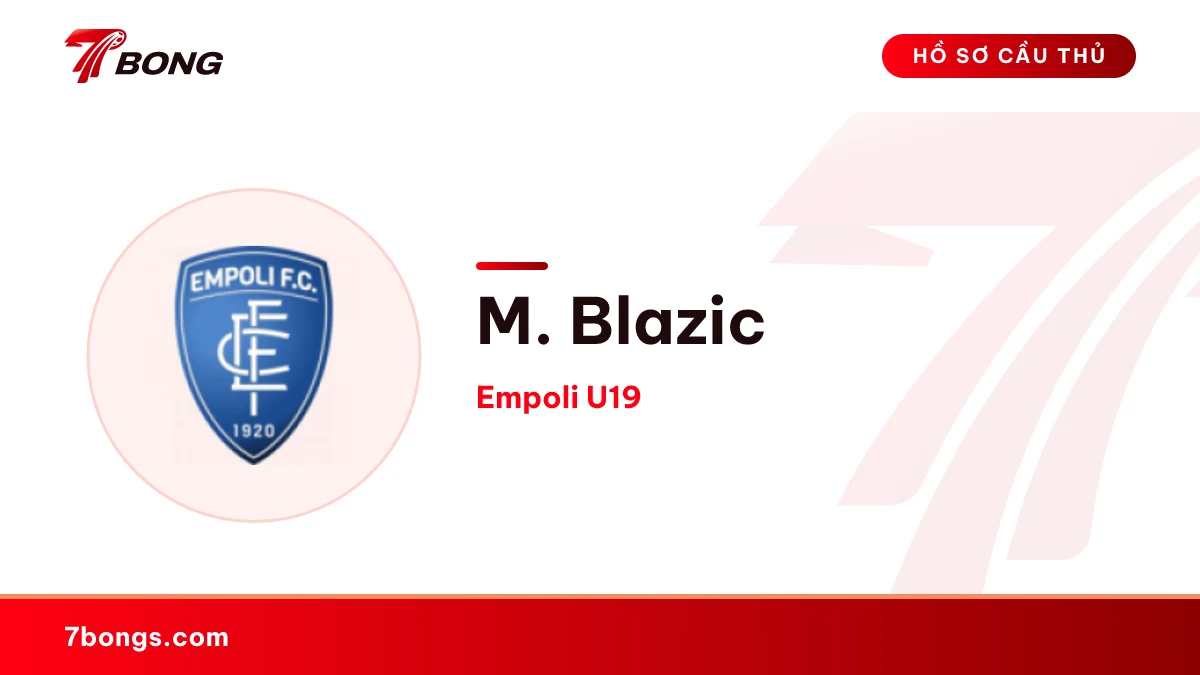 M. Blazic — Empoli U19