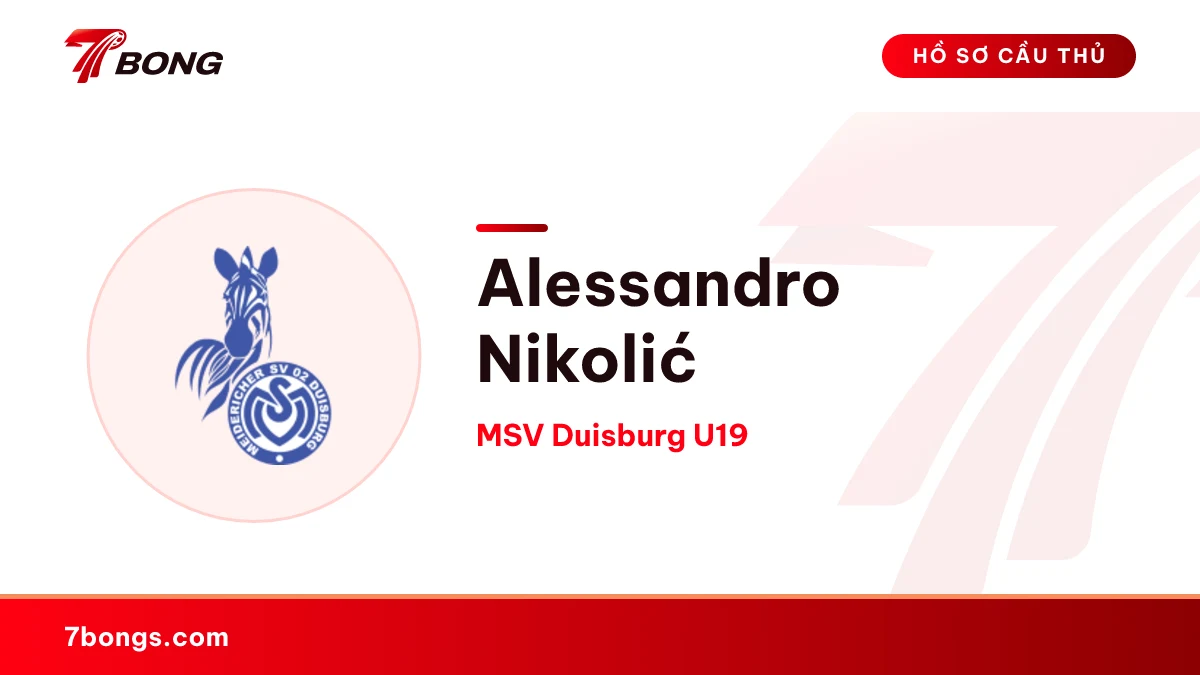 Alessandro Nikolić — MSV Duisburg U19