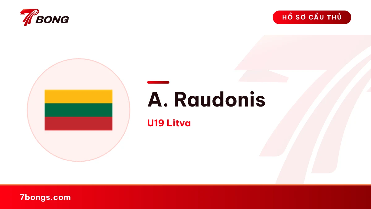 A. Raudonis — U19 Litva