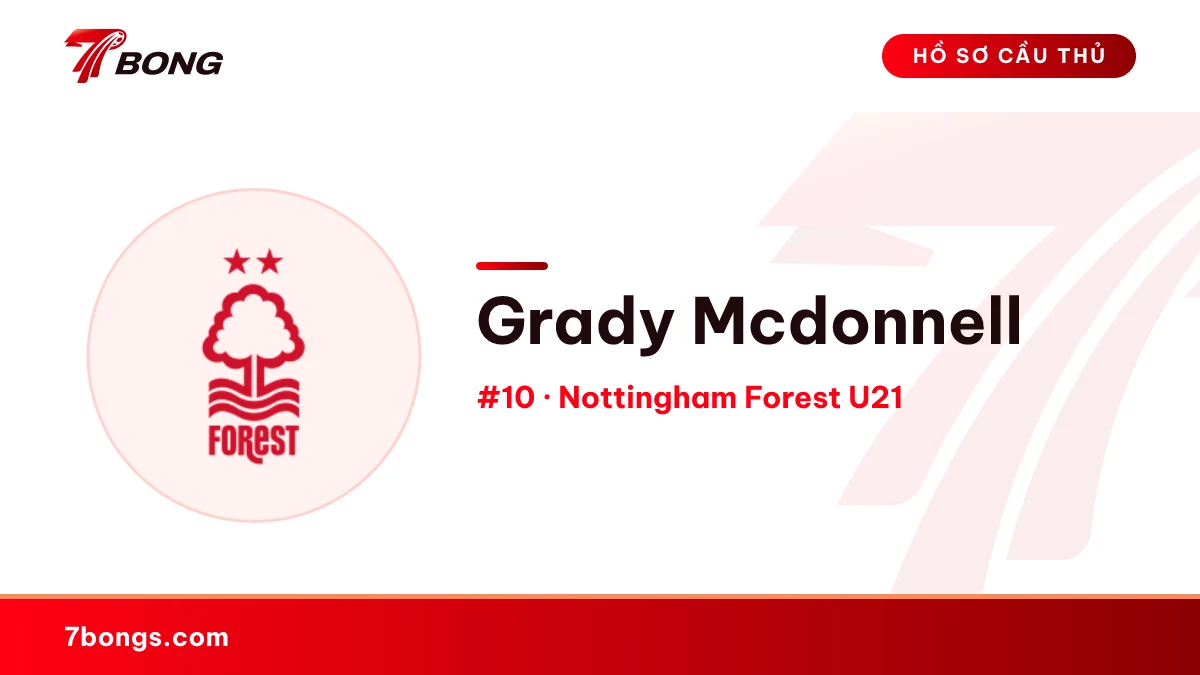 Grady Mcdonnell — Nottingham Forest U21