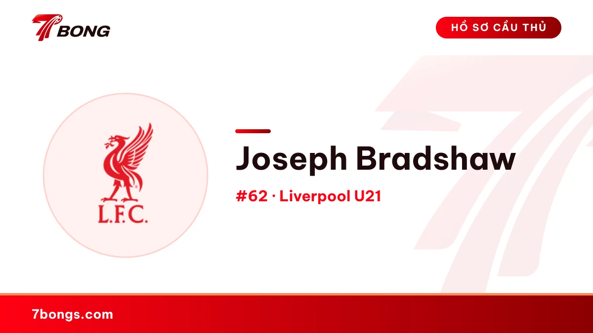 Joseph Bradshaw — Liverpool U21