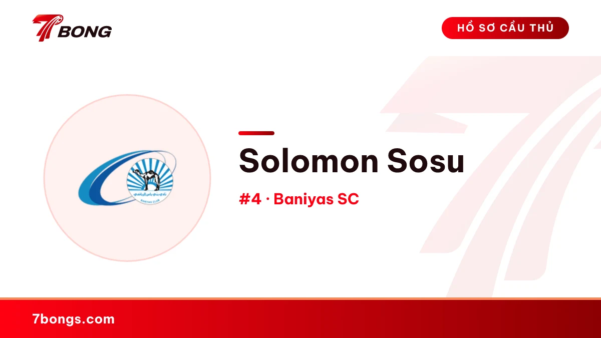Solomon Sosu — Baniyas SC