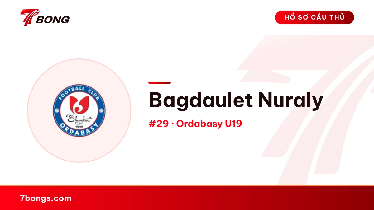 Bagdaulet Nuraly — Ordabasy U19