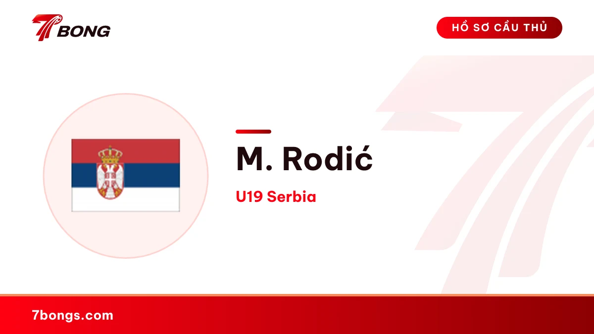 M. Rodić — U19 Serbia