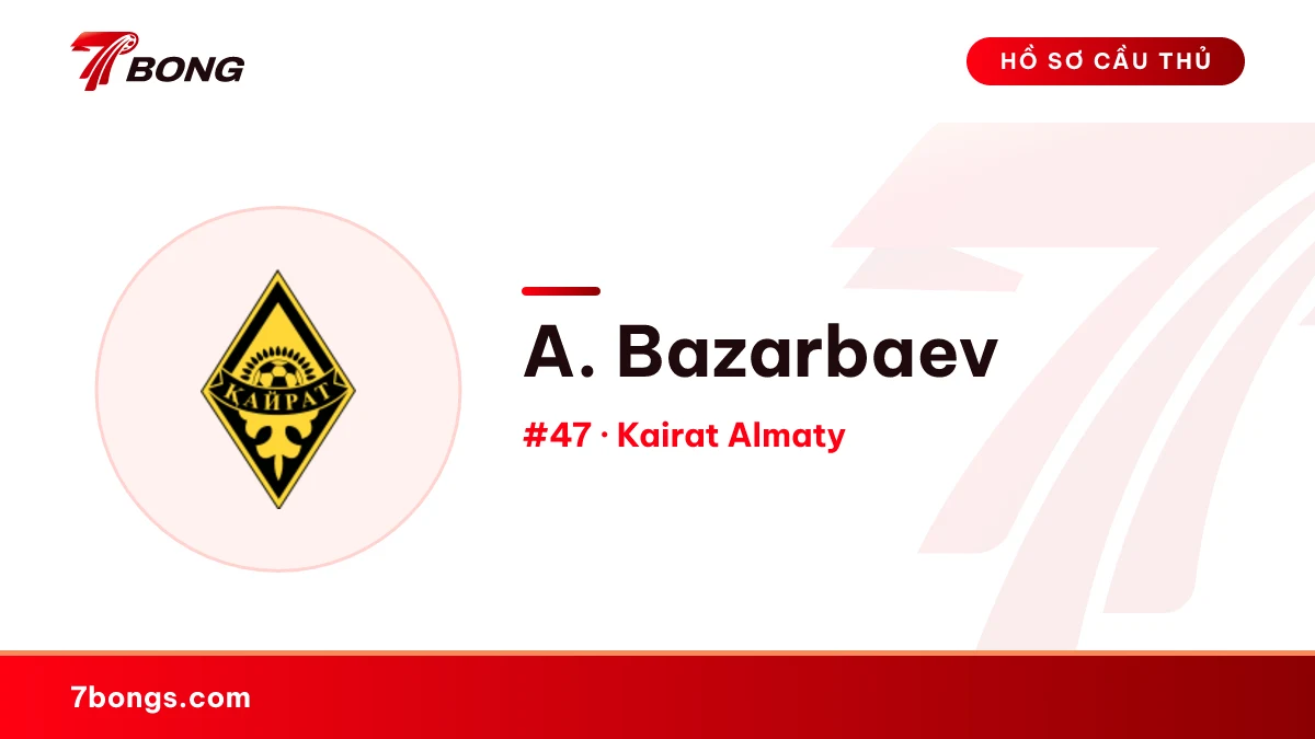 A. Bazarbaev — Kairat Almaty
