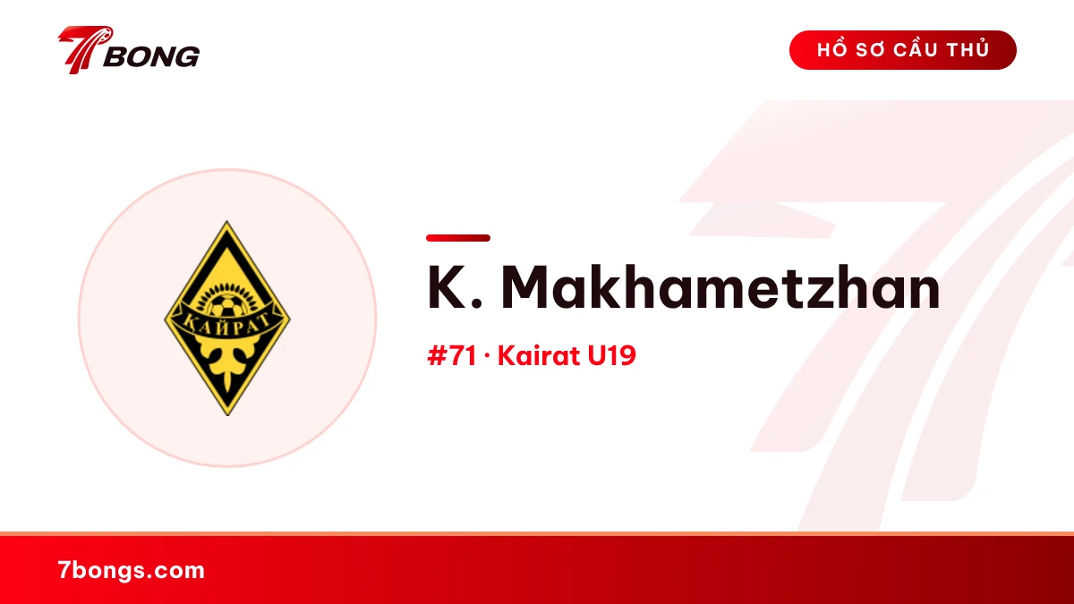 K. Makhametzhan — Kairat U19