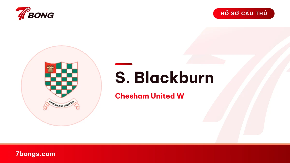 S. Blackburn — Chesham United W