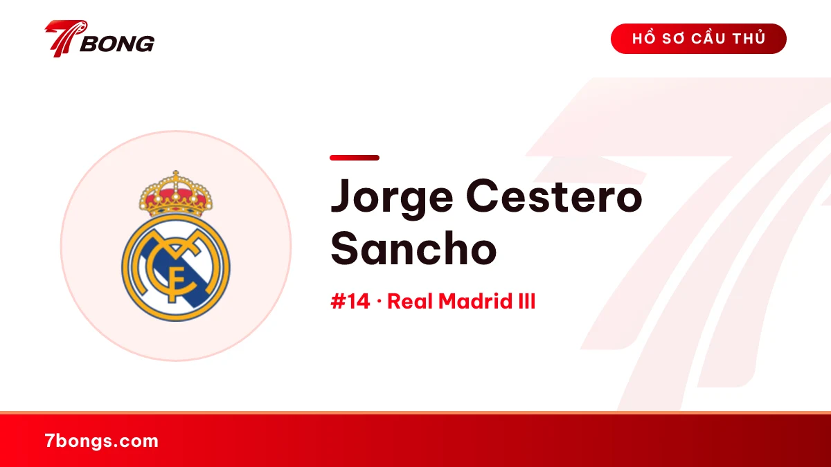 Jorge  Cestero Sancho — Real Madrid III