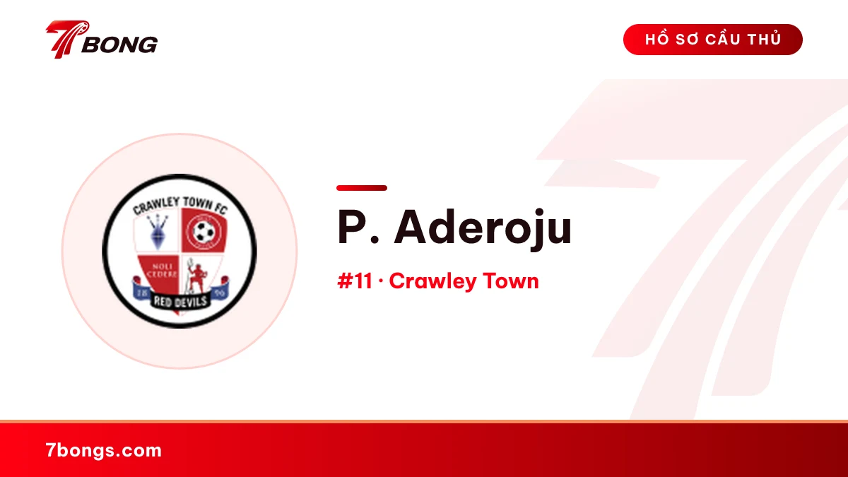 P. Aderoju — Crawley Town
