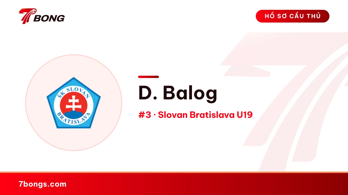 D. Balog — Slovan Bratislava U19