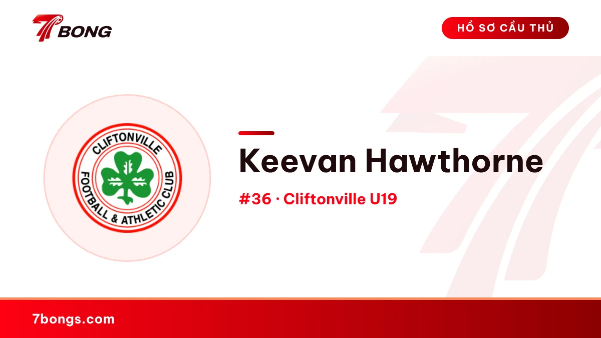 Keevan Hawthorne — Cliftonville U19