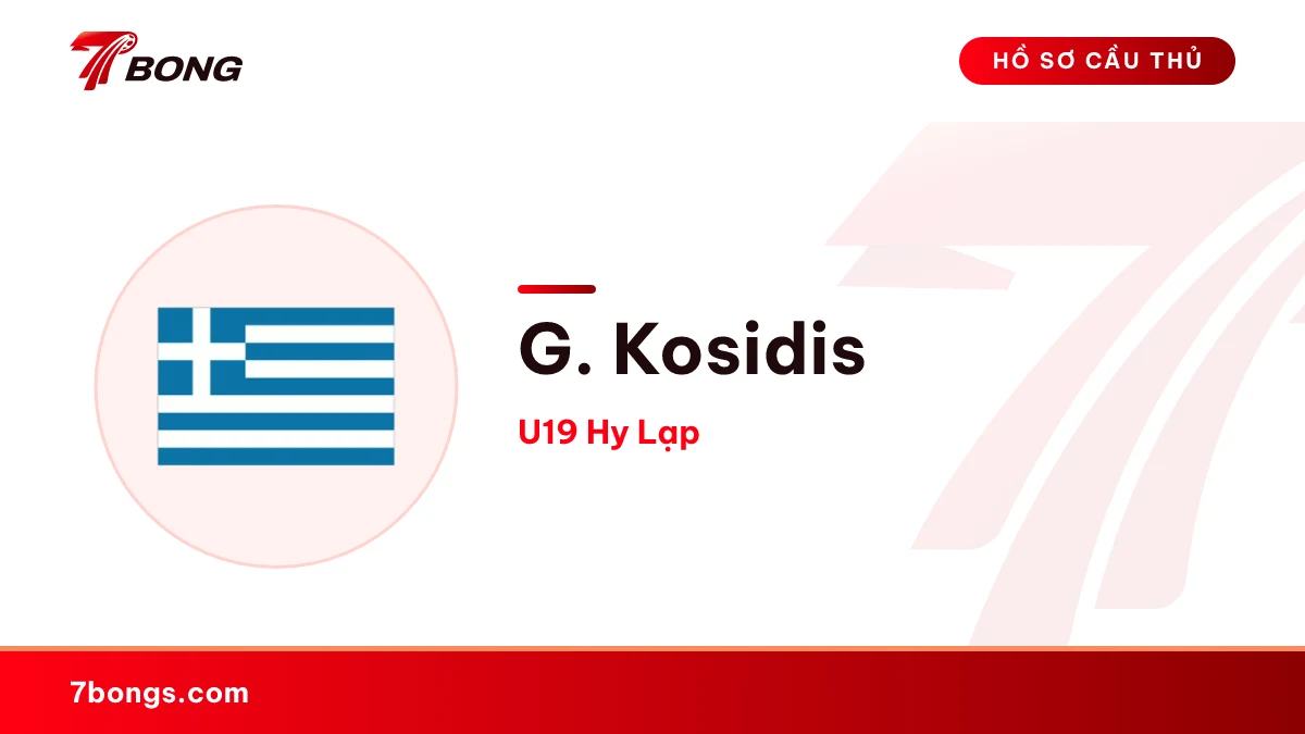 G. Kosidis — U19 Hy Lạp