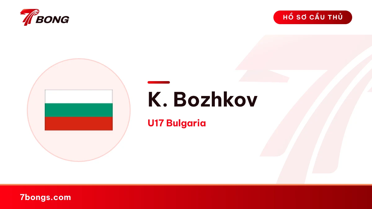 K. Bozhkov — U17 Bulgaria