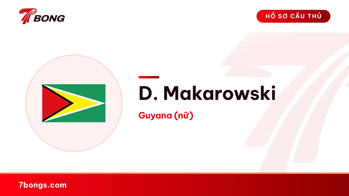 D. Makarowski — Guyana (nữ)