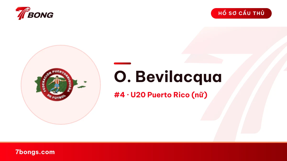 O. Bevilacqua — U20 Puerto Rico (nữ)