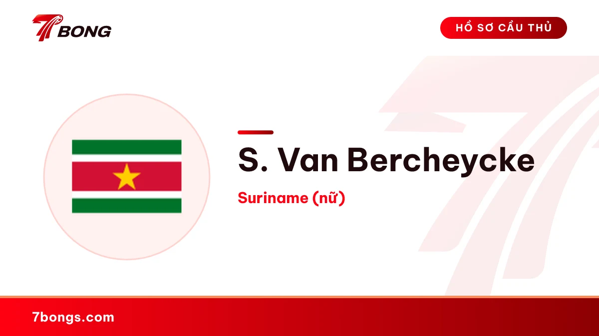 S. Van Bercheycke — Suriname (nữ)