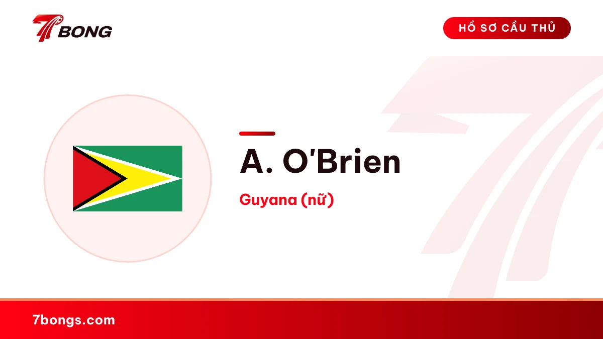 A. O'Brien — Guyana (nữ)