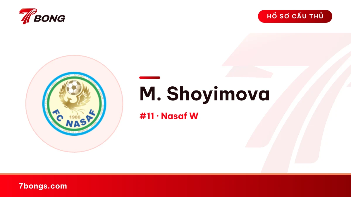 M. Shoyimova — Nasaf W