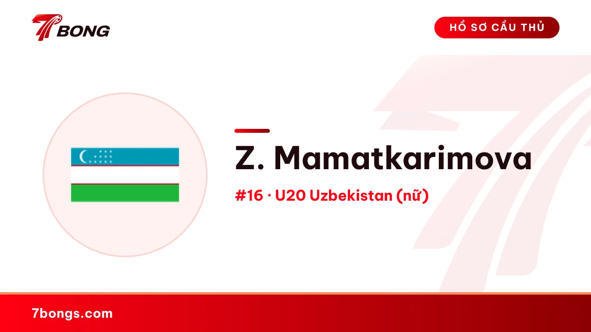 Z. Mamatkarimova — U20 Uzbekistan (nữ)