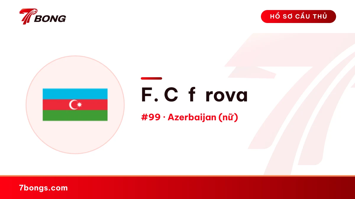 F. Cəfərova — Azerbaijan (nữ)