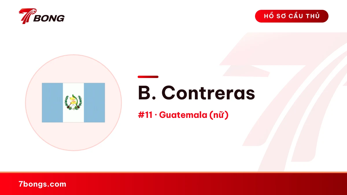 B. Contreras — Guatemala (nữ)