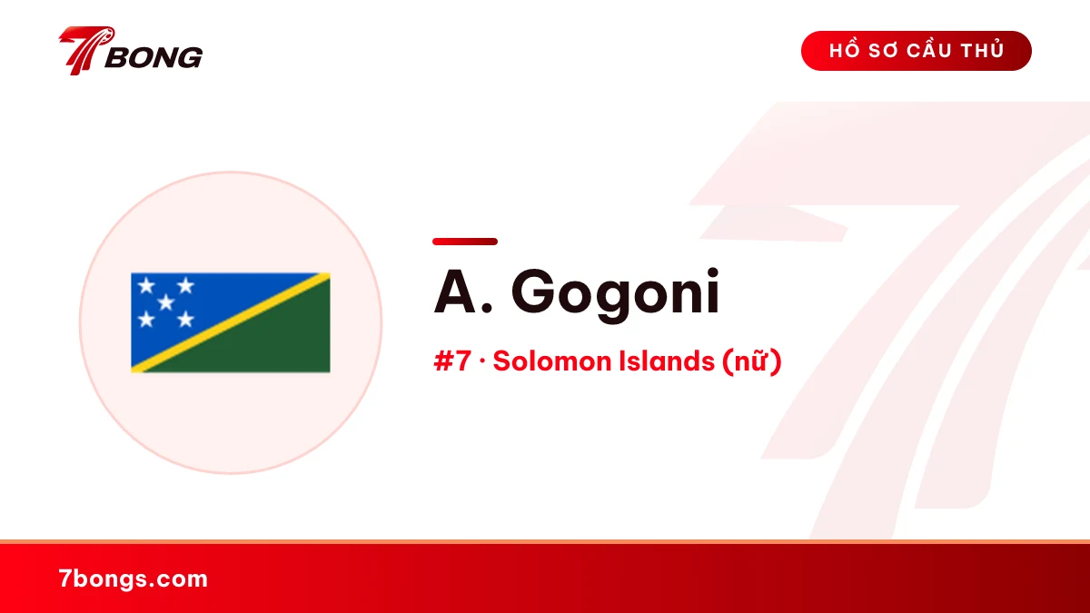 A. Gogoni — Solomon Islands (nữ)