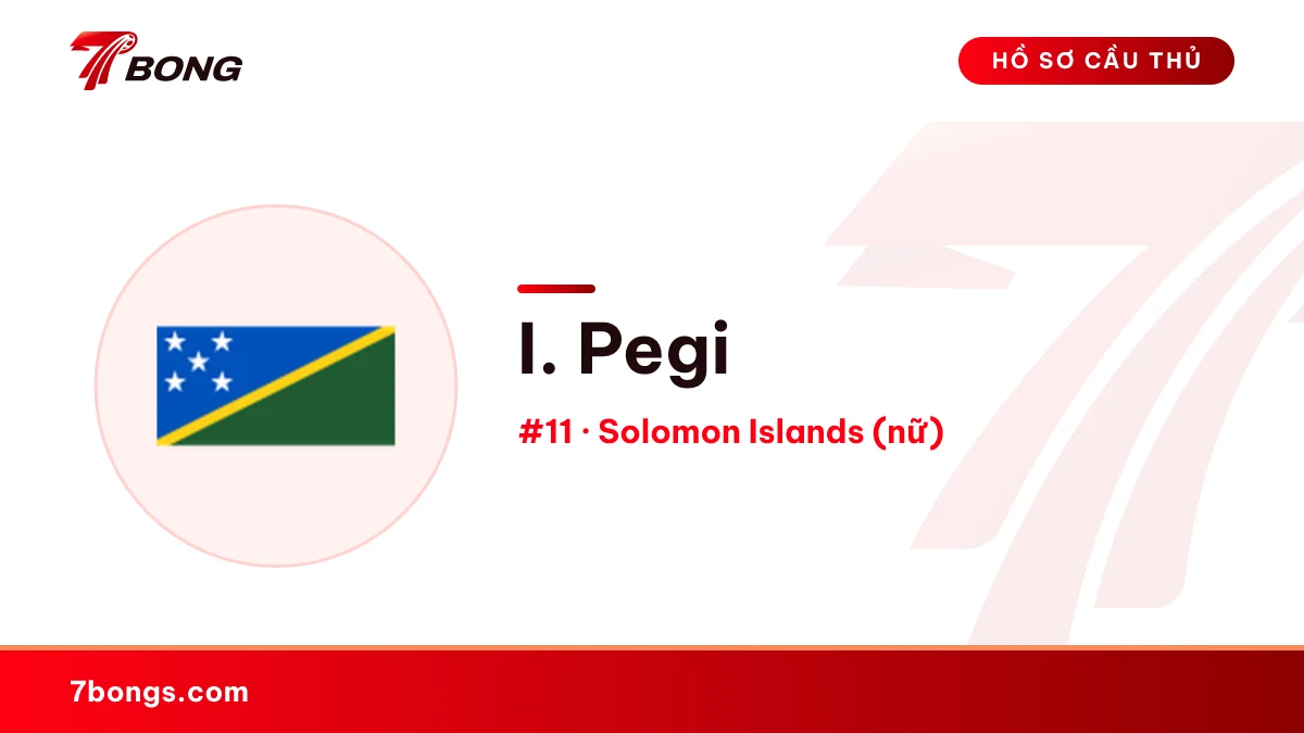 I. Pegi — Solomon Islands (nữ)