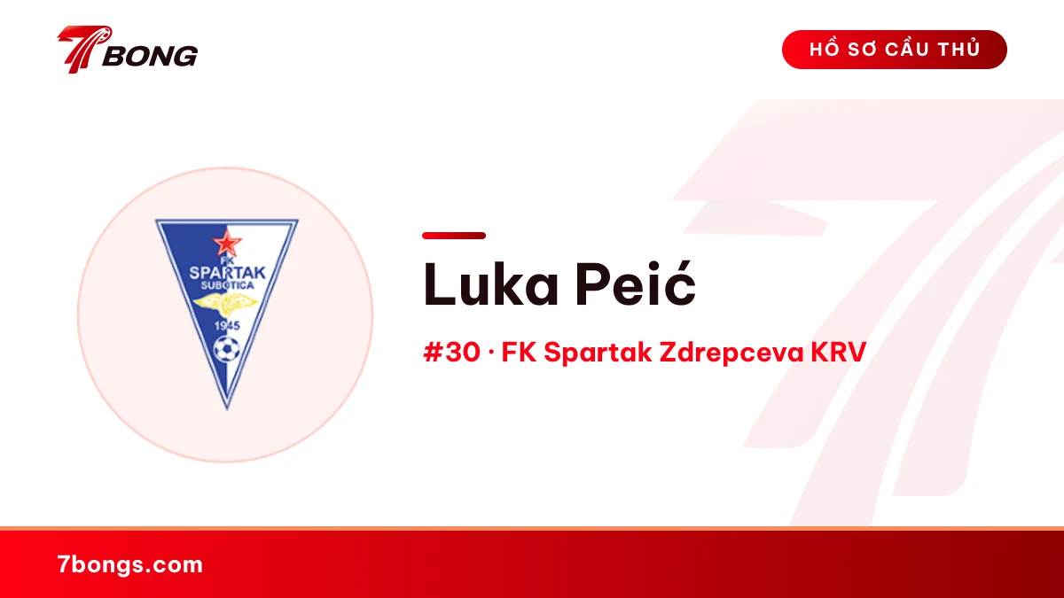 Luka Peić — FK Spartak Zdrepceva KRV