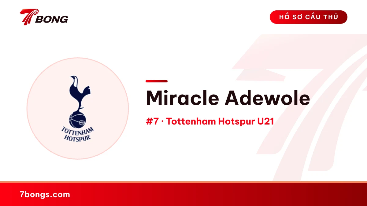 Miracle Adewole — Tottenham Hotspur U21