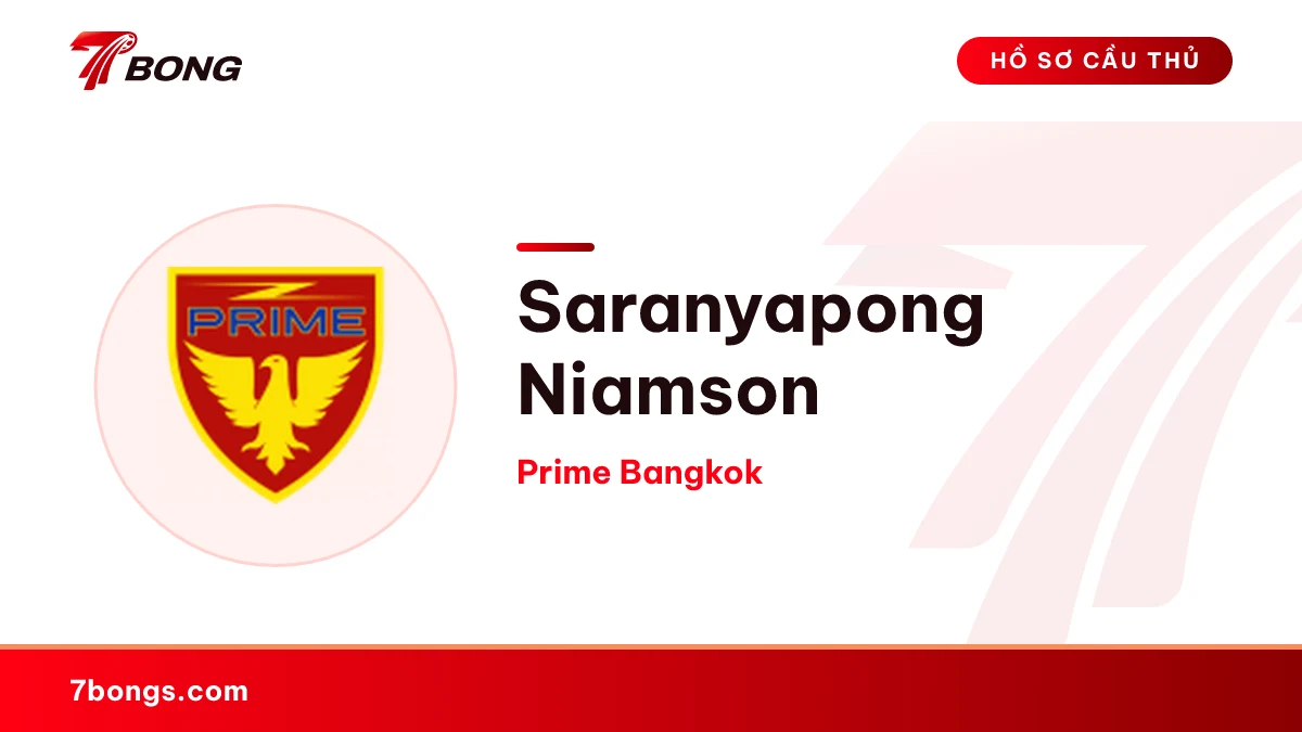 Saranyapong Niamson — Prime Bangkok