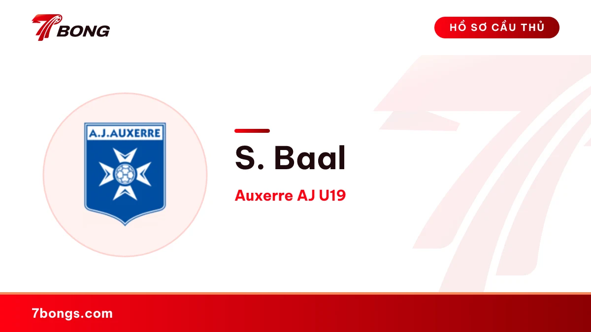 S. Baal — Auxerre AJ U19