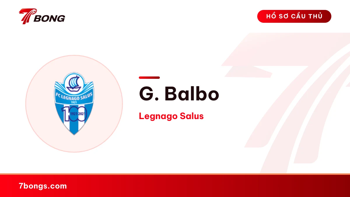 G. Balbo — Legnago Salus