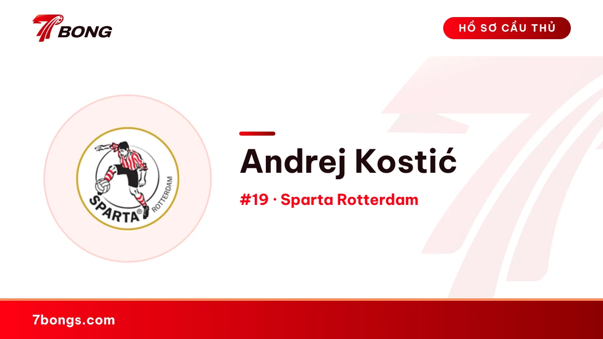 Andrej Kostić — Sparta Rotterdam